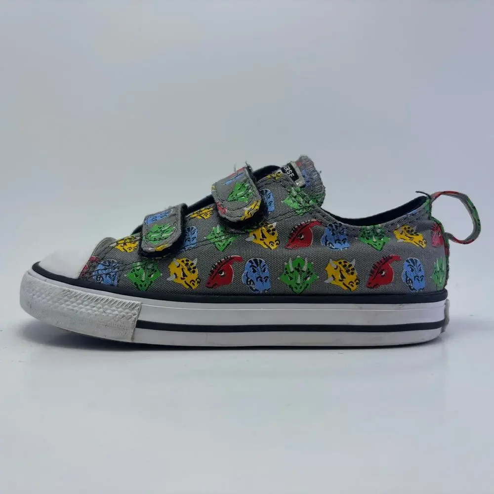 CONVERSE All Star Dinosaur Print Shoes Size Toddlers 9C